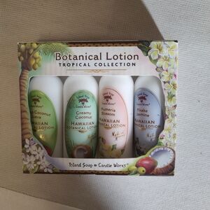 Island Soap & Candle Works Hawaiian Botanical Lotion Set